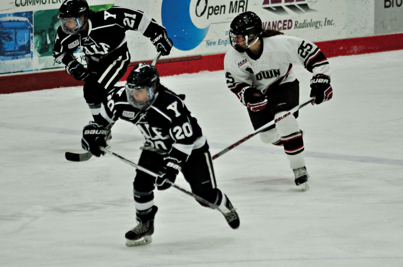 Brown Yale Women's College Hockey