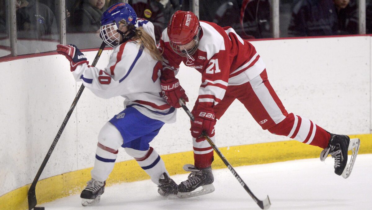 girls playing boys hockey